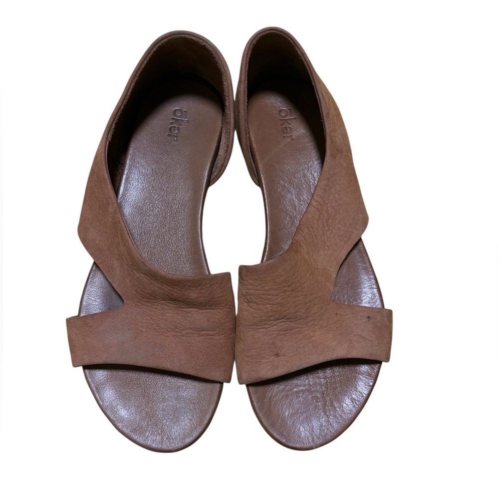 Oker Tan Brown leather Women's Sandals